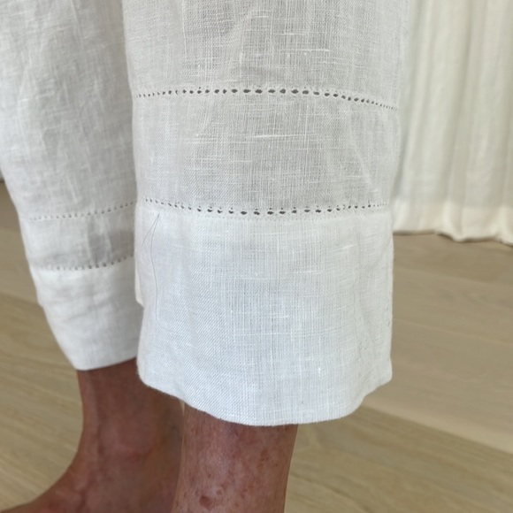 Club Monaco White Linen Jump Suit - Picture 8 of 12